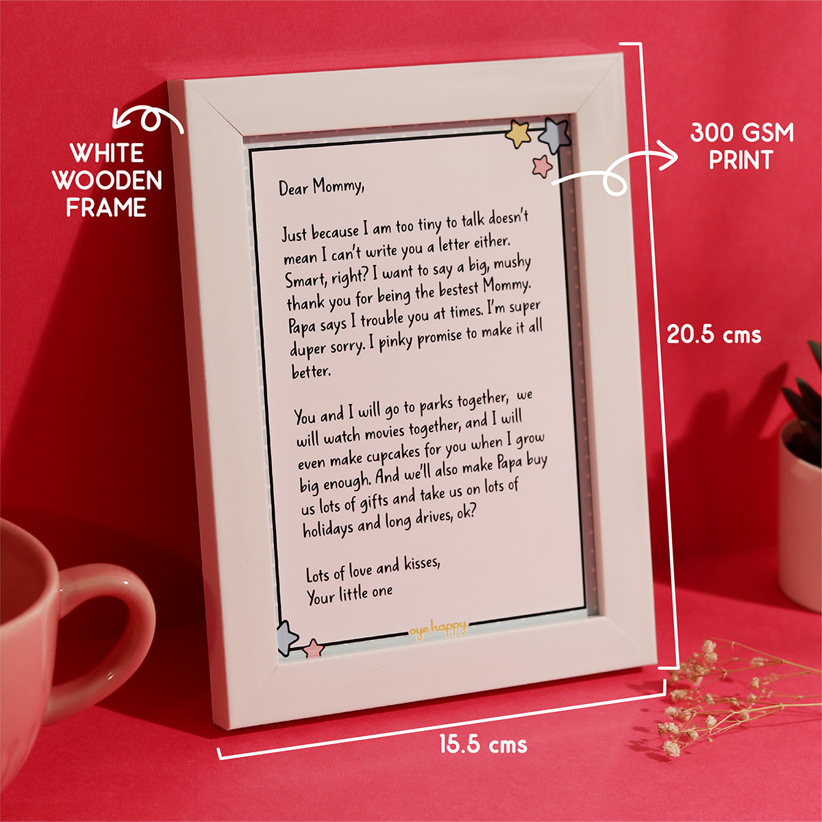 Oye Happy Letter from Baby for New Moms