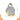 LITTLE GINNIE Penguin Soft Toy for Kids - Grey White