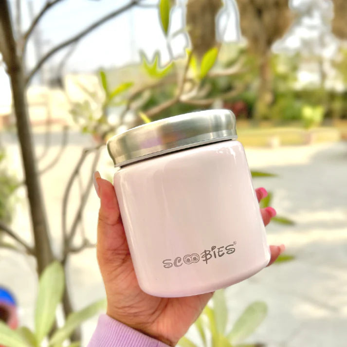 Scoobies Foodielicious Insulated Food Container - For Nutritious Bites (Pink)