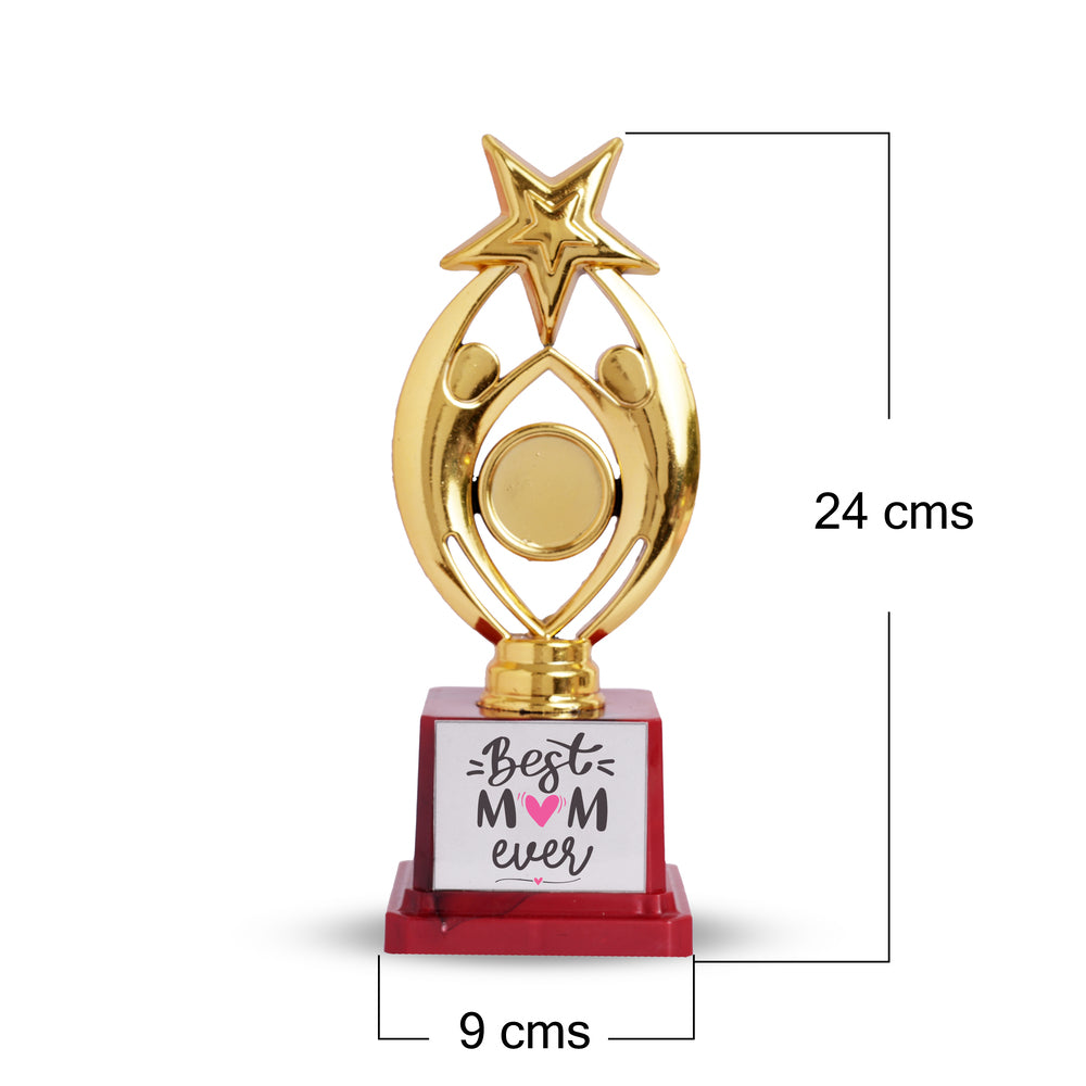Oye Happy World's No.1 Mom Trophy - Mother's Day Edition