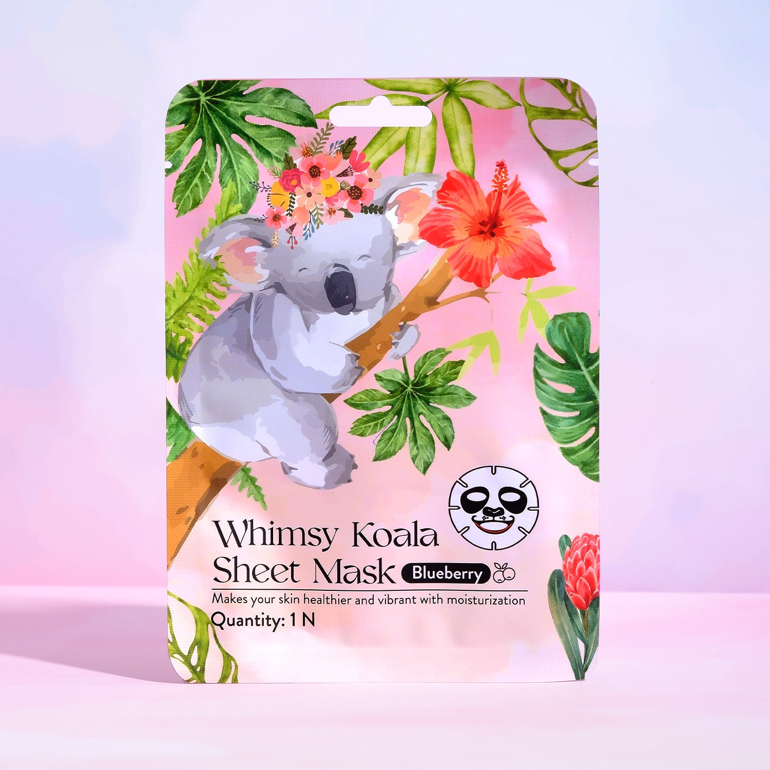 Whimsy Beauty Koala Kids Sheet Mask (Blueberry)