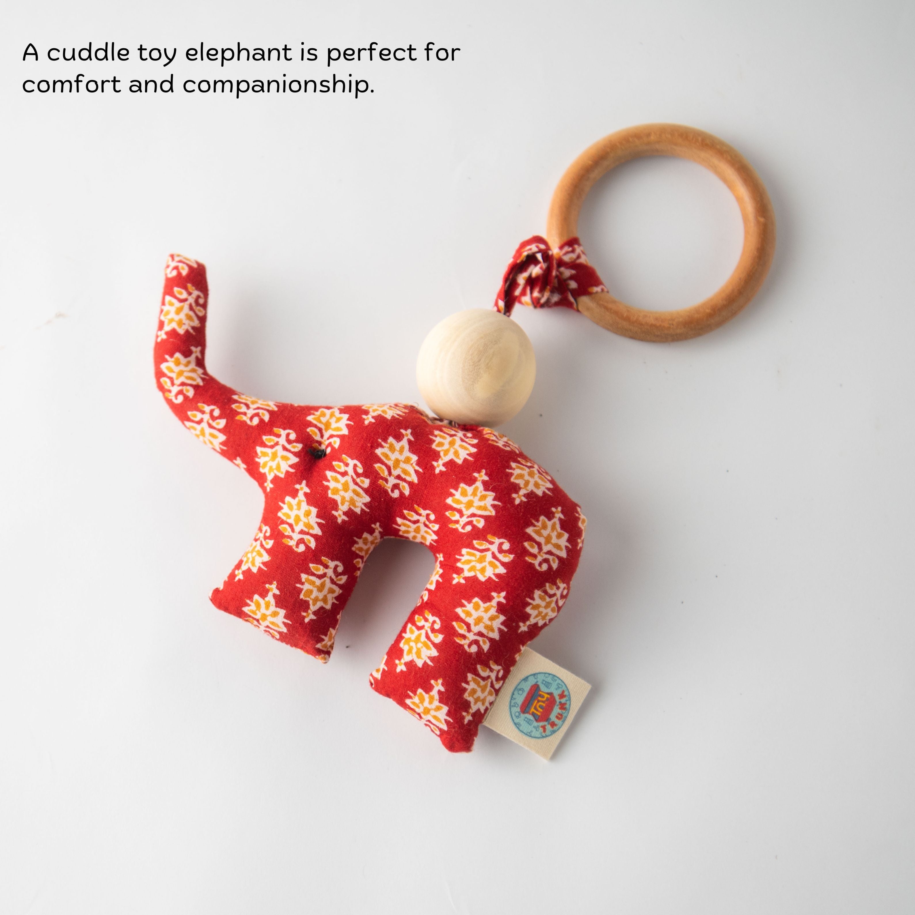 Toy Trunk Jolly Jingle Box (1 Maracca Rattle, 1 Fabric Elephant, 1 Egg Rattle)