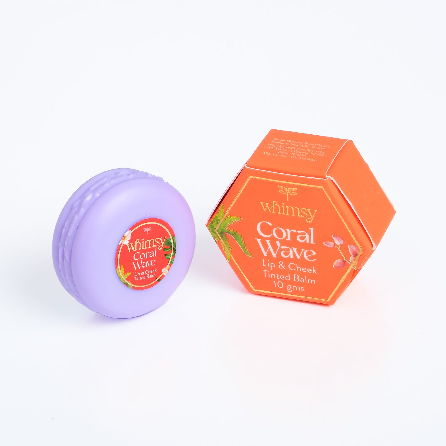 Whimsy Beauty Natural, Organic Lip & Cheek Tint (Red Dew)- 10 g