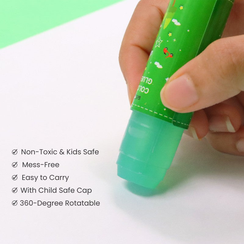 Scoobies Coloured Glue Stick (Green)