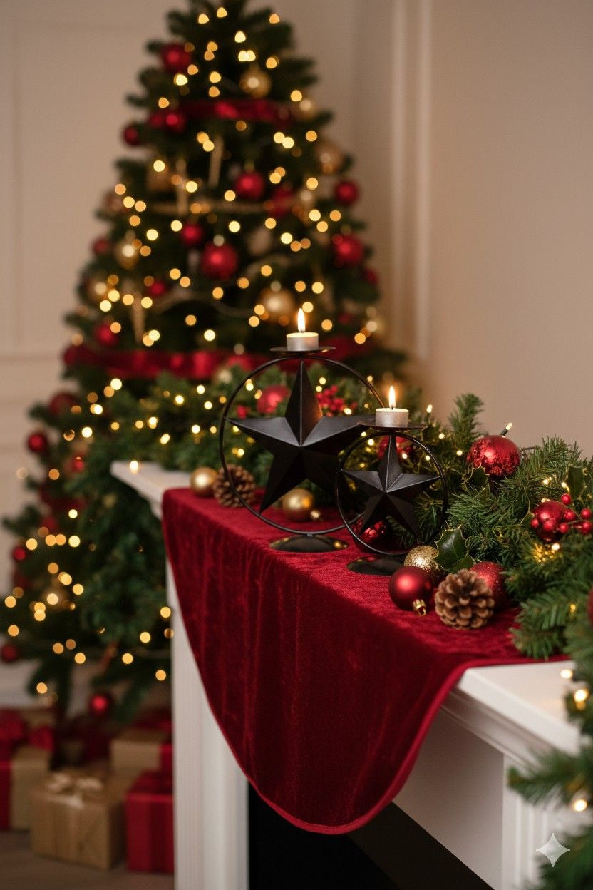 Swen CLARA, pack of 2  Star Ring Tealight Holders by SWEN