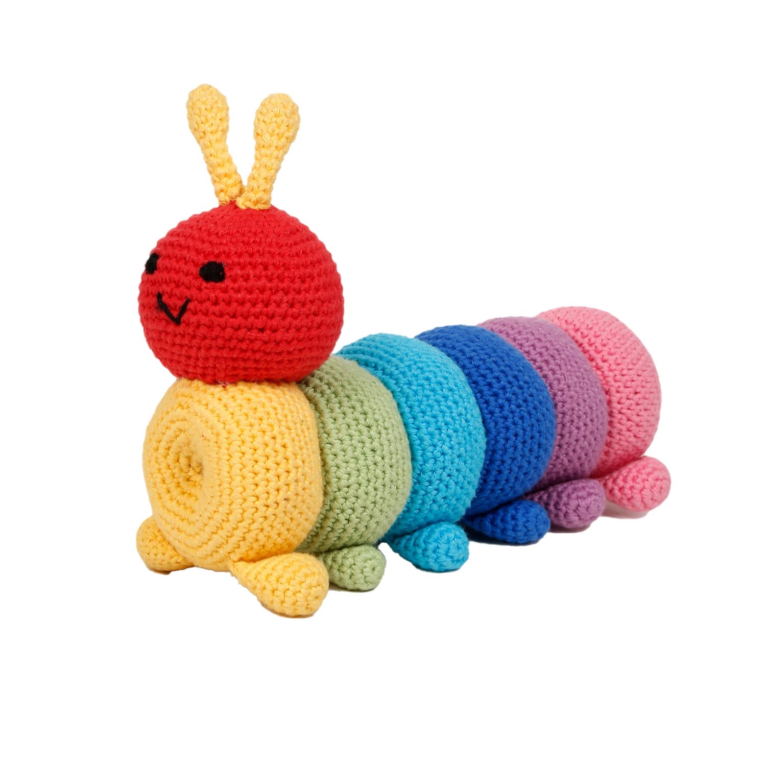 Little Ginnie Rainbow Caterpillar Soft Toy