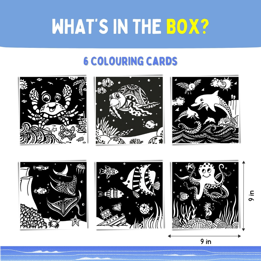 PepPlay Colour In Velvet - Ocean Life