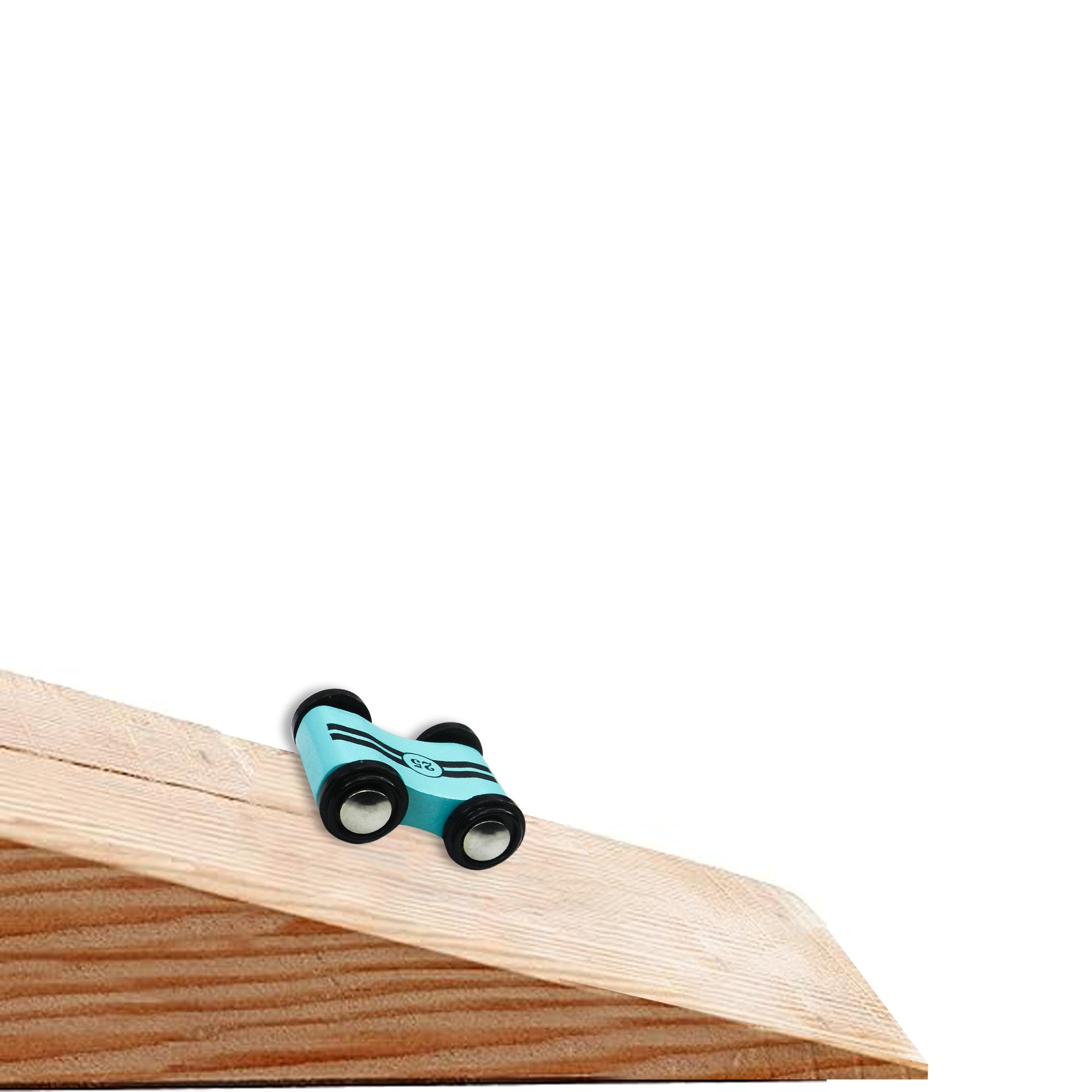 Playbox 4 Pcs Wooden Race Cars Speedy Wheels Toy Set Fun Cars Set for Kids