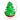 3d Green Pompom Christmas Tree shaped Velvet Plush Christmas Party Hat - 