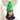 3d Green Pompom Christmas Tree shaped Velvet Plush Christmas Party Hat - 
