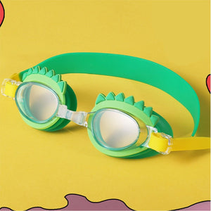 3d Monster Back Anti Fog UV Protection Leakproof Design Swim Goggles for Kids, 3yrs - 8yrs - 3 - 8 years Swim
