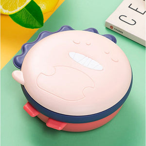 3d Pink Munch Monster Stainless Steel Kids Lunch Box - Back To School
