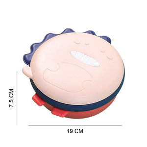 3d Pink Munch Monster Stainless Steel Kids Lunch Box - Back To School
