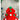 3d Red Pompom Christmas Tree shaped Velvet Plush Christmas Party Hat - 