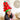 3d Red Pompom Christmas Tree shaped Velvet Plush Christmas Party Hat - 
