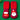3D Red Santa & Stockings Christmas Themed Ankle Length Socks For Kids - 2 - 4 Years Christmas
