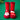 3D Red Santa & Stockings Christmas Themed Ankle Length Socks For Kids - 2 - 4 Years Christmas