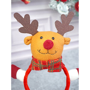 3d Rudolf Reindeer Christmas Hairband for Kids and Adults (Free Size) - XMAS ACCESSORIES