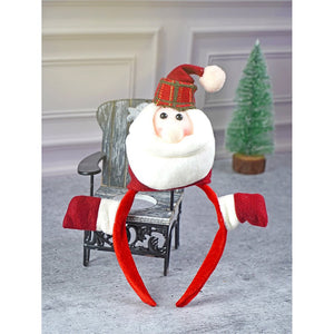 3d Santa Christmas Hairband for Kids and Adults (Free Size) - XMAS ACCESSORIES