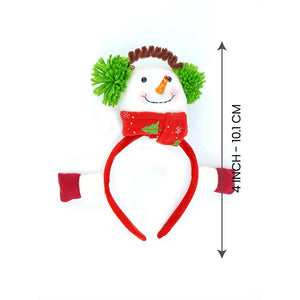 3d Snowman Christmas Hairband for Kids and Adults (Free Size) - XMAS ACCESSORIES