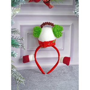 3d Snowman Christmas Hairband for Kids and Adults (Free Size) - XMAS ACCESSORIES