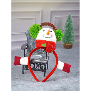 3d Snowman Christmas Hairband for Kids and Adults (Free Size) - XMAS ACCESSORIES
