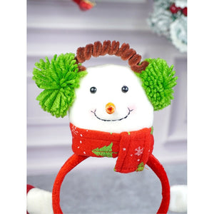 3d Snowman Christmas Hairband for Kids and Adults (Free Size) - XMAS ACCESSORIES