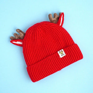 3pcs christmas Themed Winter Cap, Mufflers and Gloves, 4 - 8 Years - 4 - 8 Years Winter Wear