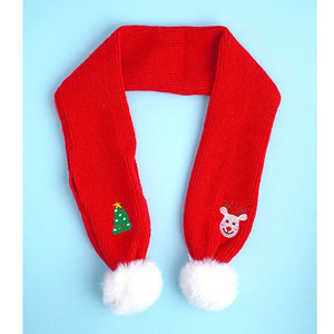 3pcs christmas Themed Winter Cap, Mufflers and Gloves, 4 - 8 Years - 4 - 8 Years Winter Wear