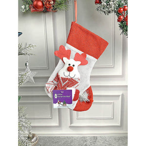 3pcs combo Mini 10 inches 3d Stockings for gifts and Christmas Décor - XMAS STOCKINGS