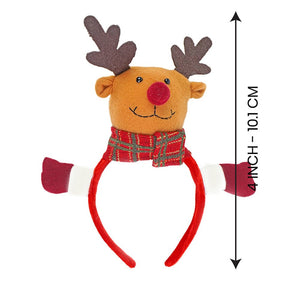 3pcs matching Reindeer set of wristband, Gift sack and hairband for gifts and Christmas Décor - Christmas