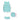 3pcs Mint Mini Heart Matching Backpack, Lunch Bag and Stationery Pouch - Back To School