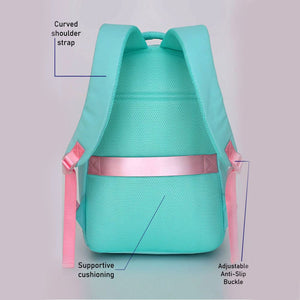 3pcs Mint Mini Heart Matching Backpack, Lunch Bag and Stationery Pouch - Back To School