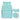 3pcs Mint Mini Heart Matching Backpack, Lunch Bag and Stationery Pouch - Back To School