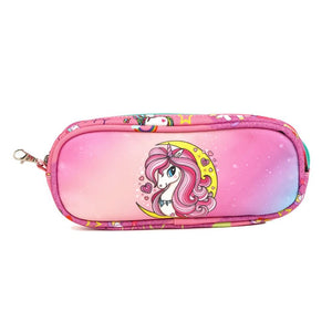 3pcs Moonlit Unicorn Matching Backpack,Lunch Bag and Stationery Pouch - 3899 Back To School