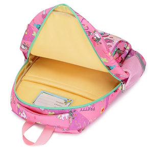 3pcs Moonlit Unicorn Matching Backpack,Lunch Bag and Stationery Pouch - 3899 Back To School