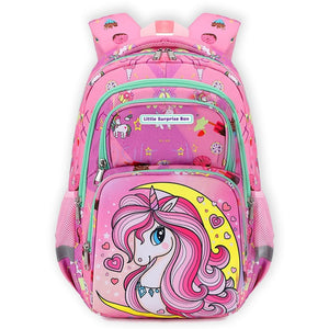 3pcs Moonlit Unicorn Matching Backpack,Lunch Bag and Stationery Pouch - 3899 Back To School
