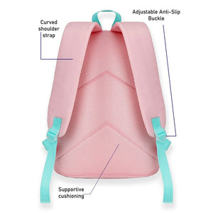 3pcs Pink Cool Glasses Matching Backpack, Lunch Bag and Stationery Pouch, 8yrs to Adults - Back To School