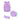 3pcs Purple Mini Heart Matching Backpack, Lunch Bag and Stationery Pouch - Back To School