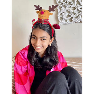 3pcs set of 3d Santa, snowman & Reindeer Christmas Hairband for kids and Adults - Christmas