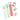 3pcs set of Pink, Cream & Yellow 3d enchanted Mushrooms Socks for Kids (3 Pairs sets) - 