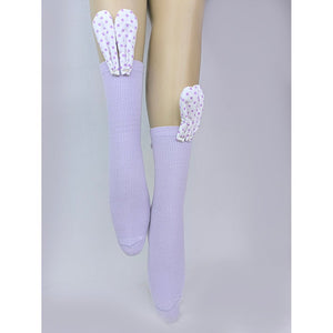 3pcs set of Purple, Mint & Pink, 3d Bunny Ears & Tail Socks for Kids (3 Pairs sets) - Little Surprise Box3pcs set of Purple, Mint & Pink, 3d Bunny Ears & Tail Socks for Kids (3 Pairs sets)