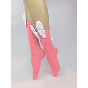 3pcs set of Purple, Mint & Pink, 3d Bunny Ears & Tail Socks for Kids (3 Pairs sets) - Little Surprise Box3pcs set of Purple, Mint & Pink, 3d Bunny Ears & Tail Socks for Kids (3 Pairs sets)