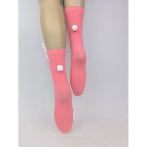 3pcs set of Purple, Mint & Pink, 3d Bunny Ears & Tail Socks for Kids (3 Pairs sets) - Little Surprise Box3pcs set of Purple, Mint & Pink, 3d Bunny Ears & Tail Socks for Kids (3 Pairs sets)