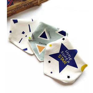 3PCS Set of SuperStar print premium adjustable snap button closure Bibs - Bedding