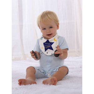 3PCS Set of SuperStar print premium adjustable snap button closure Bibs - Bedding