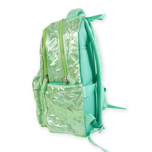 3pcs Shiny Mint Star Matching Backpack, Lunch Bag and Stationery Pouch, 8yrs to Adults - Back To School