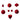 40 pcs Deep Shiny Red Theme Hanging Christmas Tree Ornaments - 
