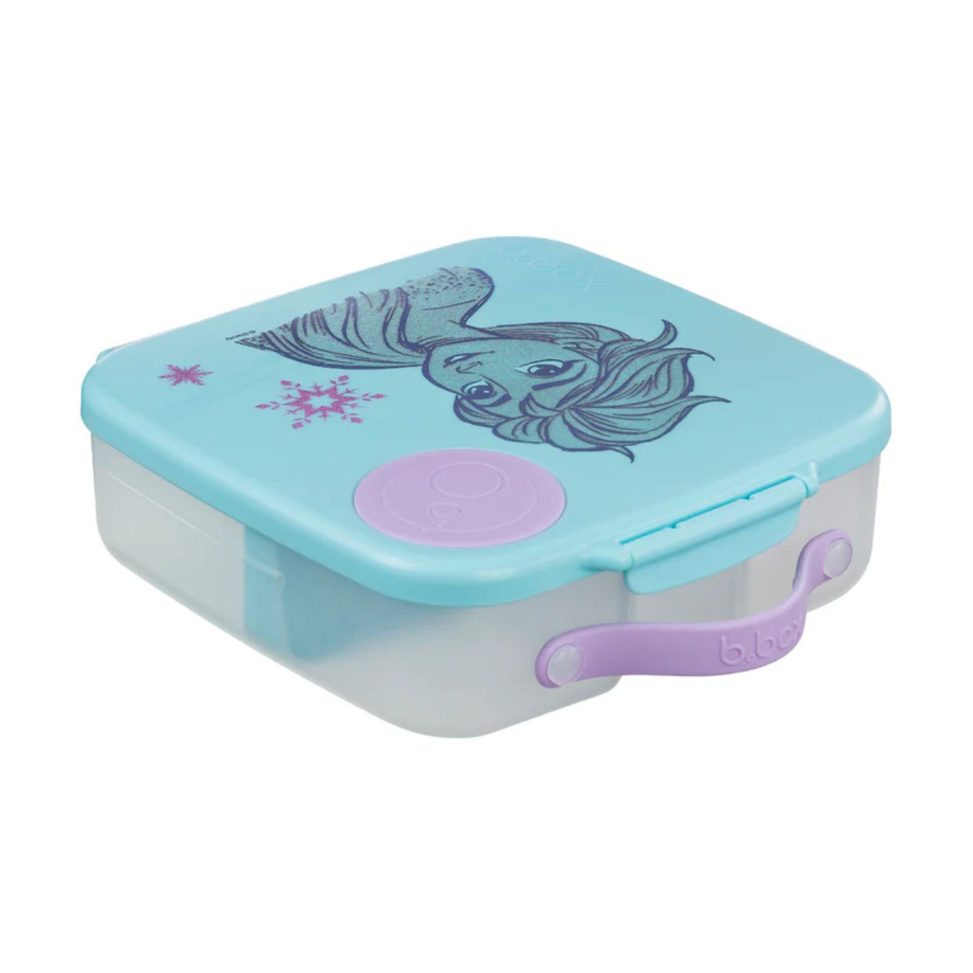 b.box Frozen Lunchbox - Adjustable Divider, Flexi Fruit Holder & 2L Capacity - Multicolor