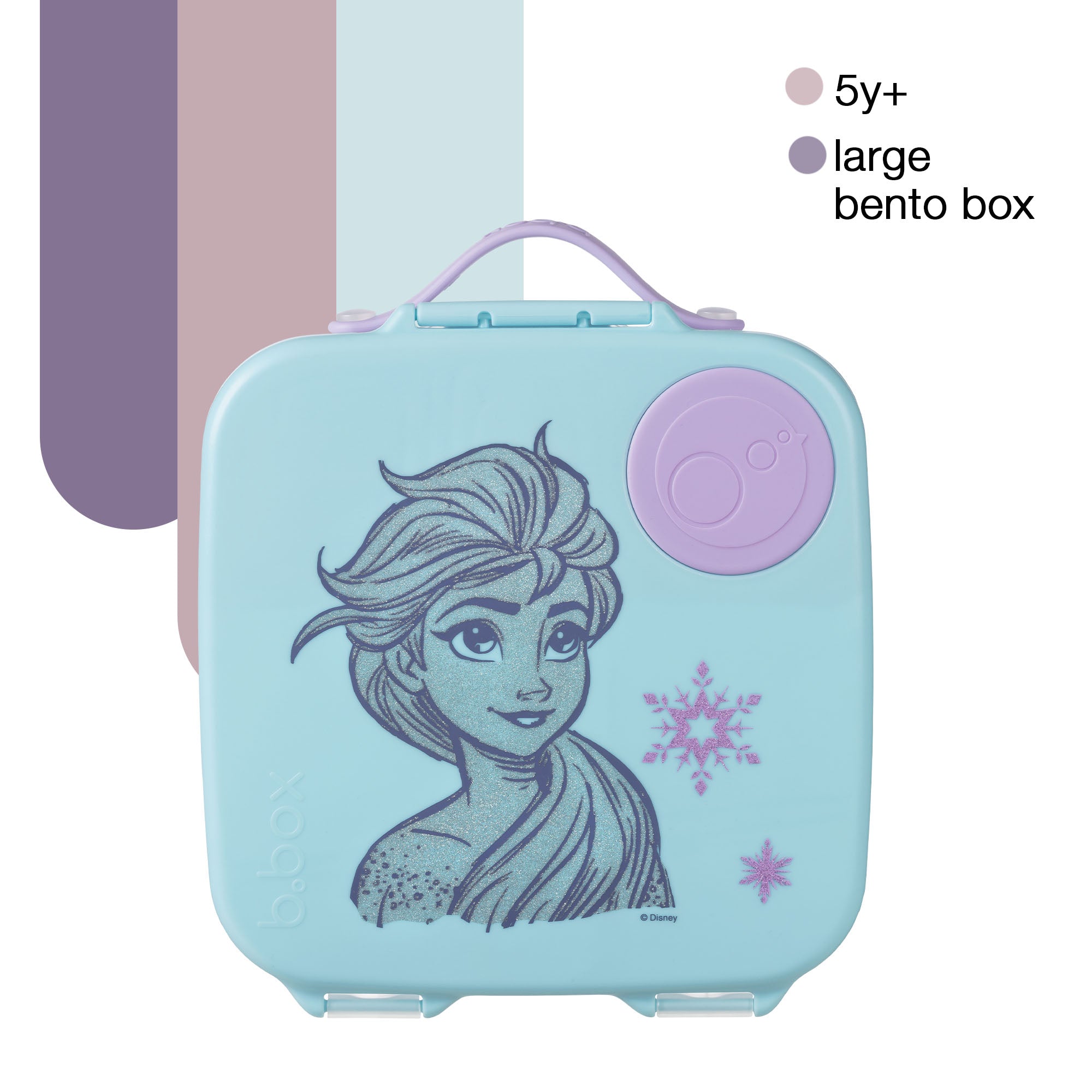 b.box Frozen Lunchbox - Adjustable Divider, Flexi Fruit Holder & 2L Capacity - Multicolor